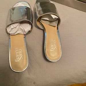 Silver slides never worn